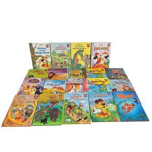 Vintage Lot of 19 Disney's Wonderful World of Reading Children's Books Hardcover
